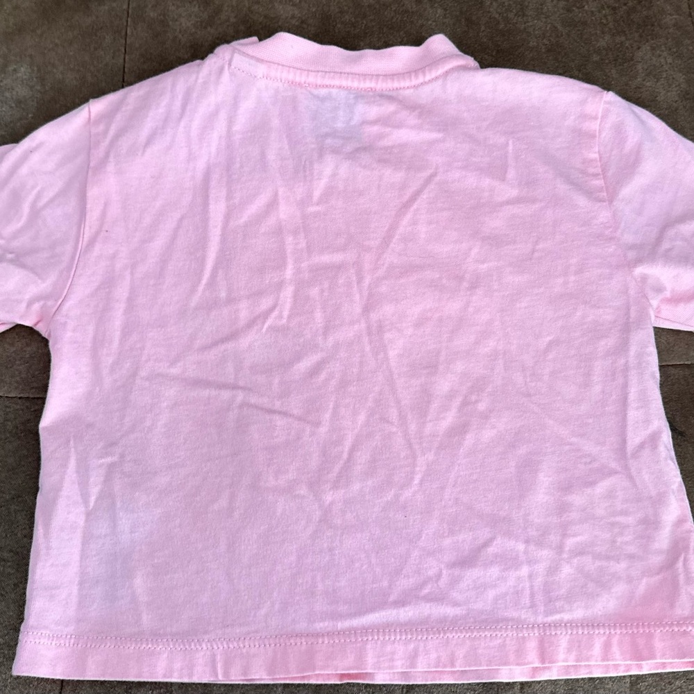 Burberry Pink Logo Short Sleeve Tee - Picture 3 of 3